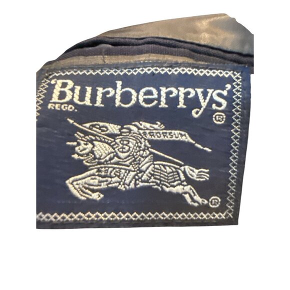 Burberrys Vintage Navy Mens Wool Blazer Saks 5th Avenue Sz Missing 43"Chest EUC - Picture 8 of 10